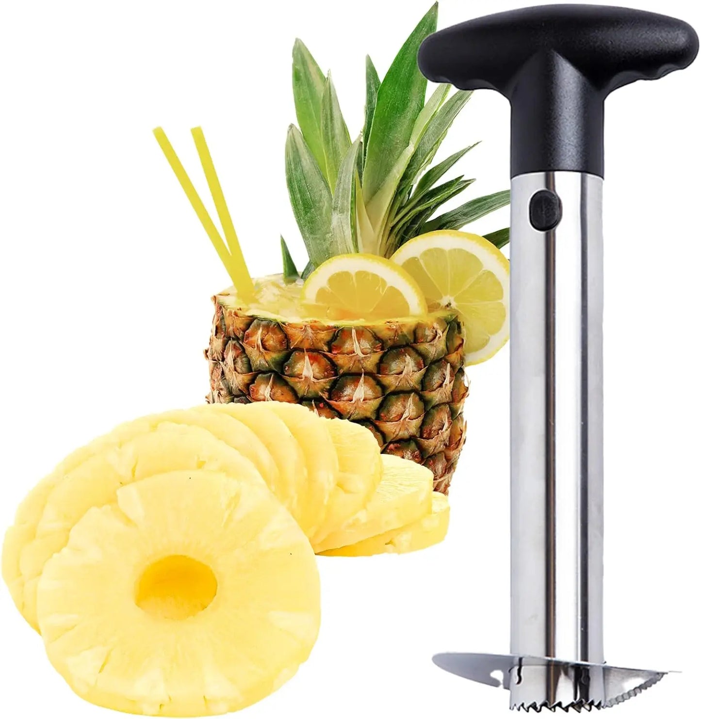 Stainless Steel Pineapple Corer & Slicer – Reinforced Blade, Multi-Use Fruit Tool – Apple Slicers from Comfy Lifestyle