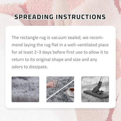 Nordic Style Soft Area Rug – Plush Wool-Style Floor Mat for Bedroom & Living Room – Rugs from Comfy Lifestyle