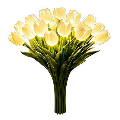 15-Piece Tulip LED Night Light Bouquet – Warm Ambient Flower Lamp for Bedroom & Bedside Decor – Lighting from Comfy Lifestyle