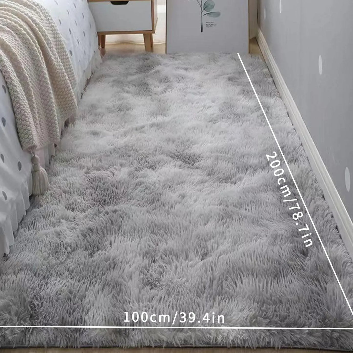 Nordic Style Soft Area Rug – Plush Wool-Style Floor Mat for Bedroom & Living Room – Rugs from Comfy Lifestyle