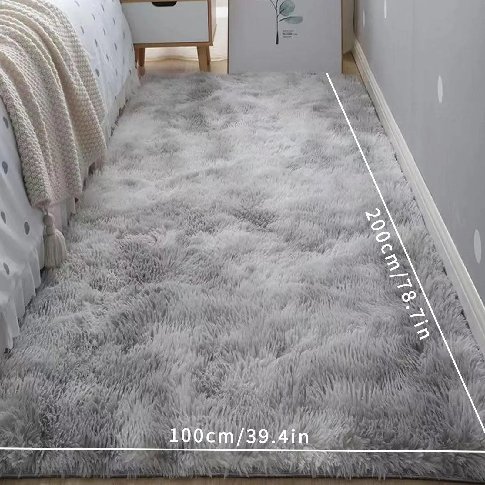 Nordic Style Soft Area Rug – Plush Wool-Style Floor Mat for Bedroom & Living Room – Rugs from Comfy Lifestyle