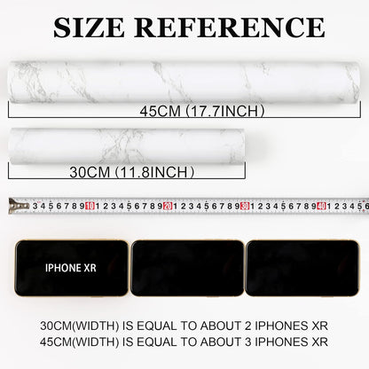 Glossy Marble Contact Paper – Peel & Stick Marble Wallpaper for Countertops & Furniture – Drawer & Shelf Liners from Comfy Lifestyle