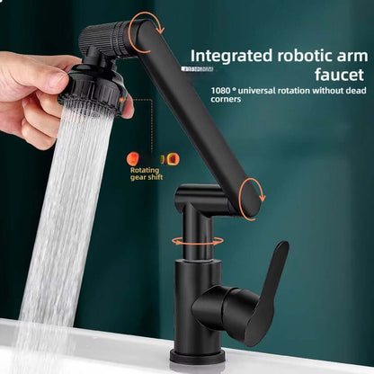 360 Degree Rotating Faucet Robotic Arm – Multi-Mode Kitchen & Bathroom – Faucets from Comfy Lifestyle