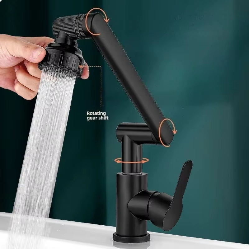 360 Degree Rotating Faucet Robotic Arm – Multi-Mode Kitchen & Bathroom – Faucets from Comfy Lifestyle