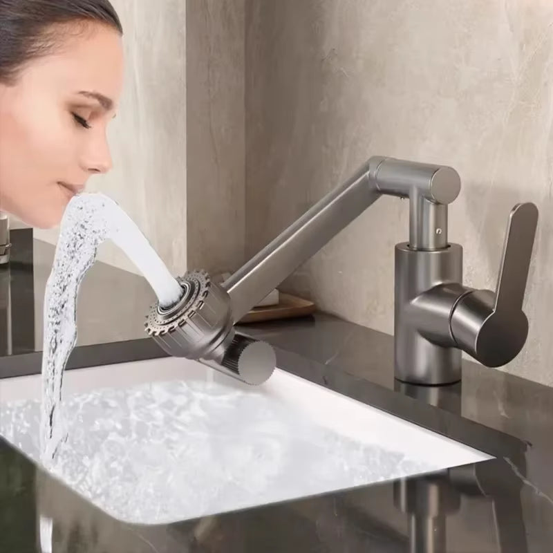 360 Degree Rotating Faucet Robotic Arm – Multi-Mode Kitchen & Bathroom – Faucets from Comfy Lifestyle