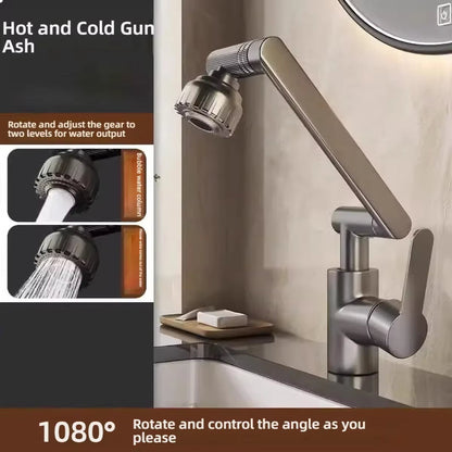 360 Degree Rotating Faucet Robotic Arm – Multi-Mode Kitchen & Bathroom – Faucets from Comfy Lifestyle
