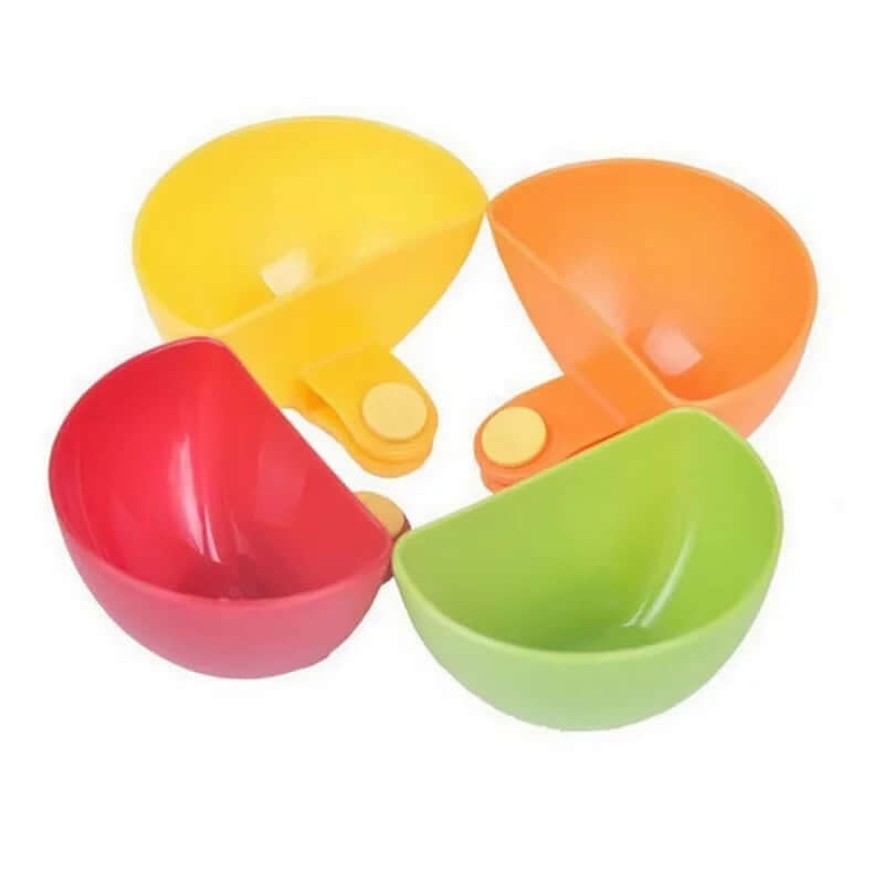 4 Piece Condiment Sauce Dish Set – Clip-On Dip Bowls for Plates, BPA-Free – Kitchen & Dining from Comfy Lifestyle