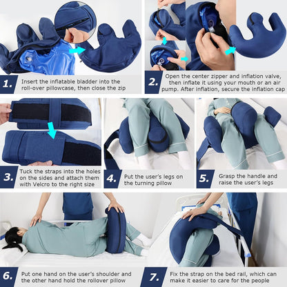 Inflatable Nursing Pillow – U-Shape Support for Nursing & Daily Care – Accessibility Equipment Accessories from Comfy Lifestyle