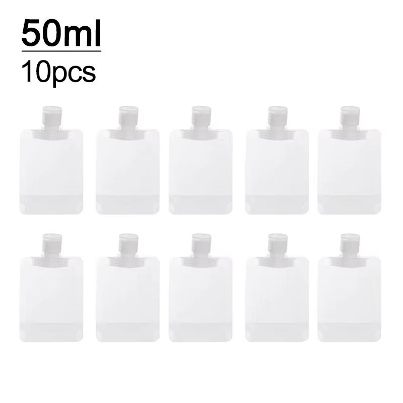 5-Piece Refillable Travel Bottle Set – 30ml, 50ml & 100ml Cosmetic Liquid Containers – Travel Bottles & Containers from Comfy Lifestyle
