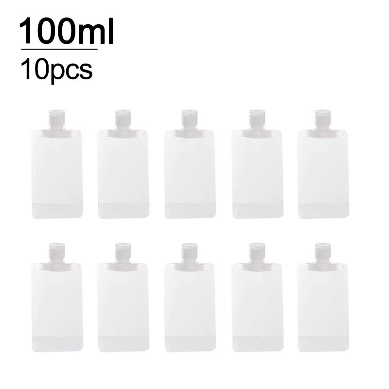 5-Piece Refillable Travel Bottle Set – 30ml, 50ml & 100ml Cosmetic Liquid Containers – Travel Bottles & Containers from Comfy Lifestyle