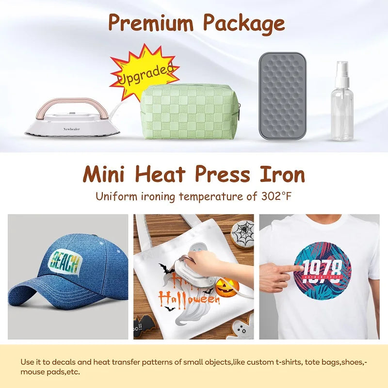 Portable Mini Travel Iron – Dual Voltage 100-240V, Heats in 30 Seconds – Irons from Comfy Lifestyle