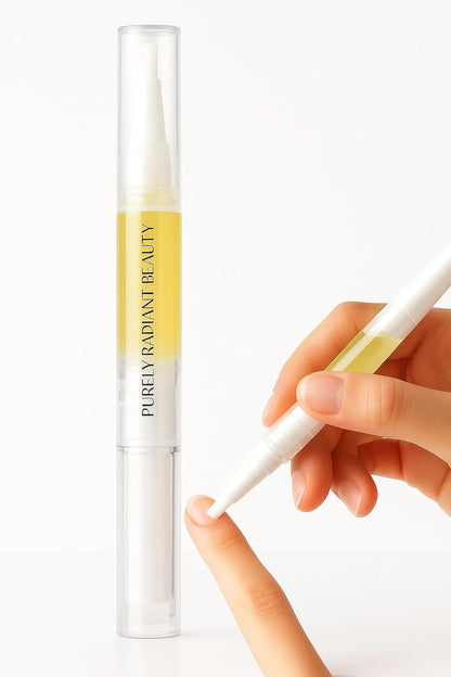 Nail Growth Oil – Natural Cuticle Serum for Stronger Nails & Healthy Growth | Jojoba, Castor, Coconut & Argan Oils | Prevents Breakage, Peeling & Brittleness (3Ml)