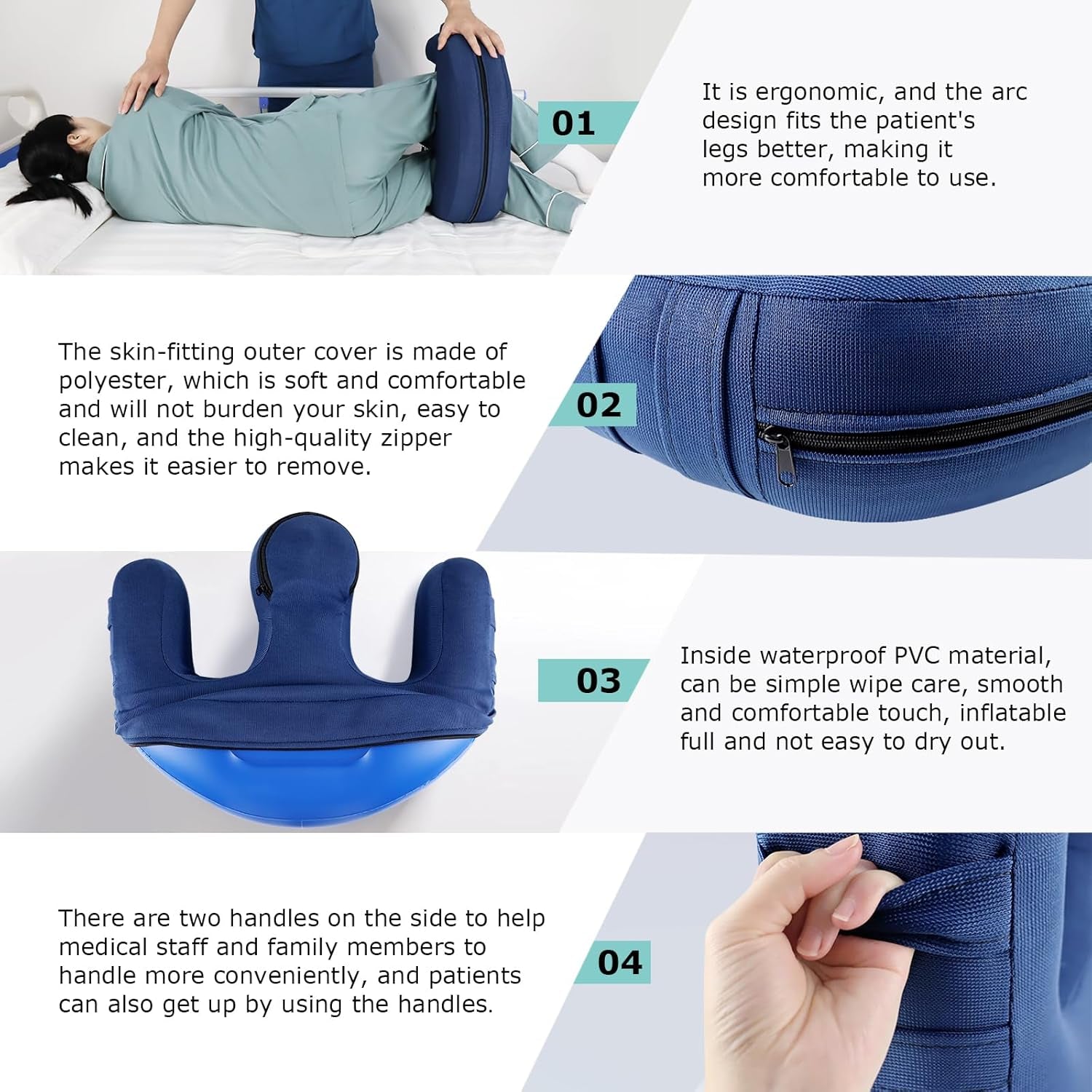 Inflatable Nursing Pillow – U-Shape Support for Nursing & Daily Care – Accessibility Equipment Accessories from Comfy Lifestyle