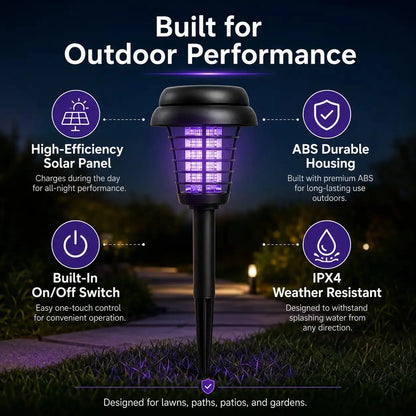 Solar Mosquito Zapper – Outdoor Insect Killer & Solar Pathway Garden Lamp – Electric Traps from Comfy Lifestyle