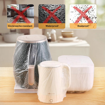 Clear Disposable Appliance Covers Set (30) – Dust & Smoke Protection – Household Appliance Accessories from Comfy Lifestyle