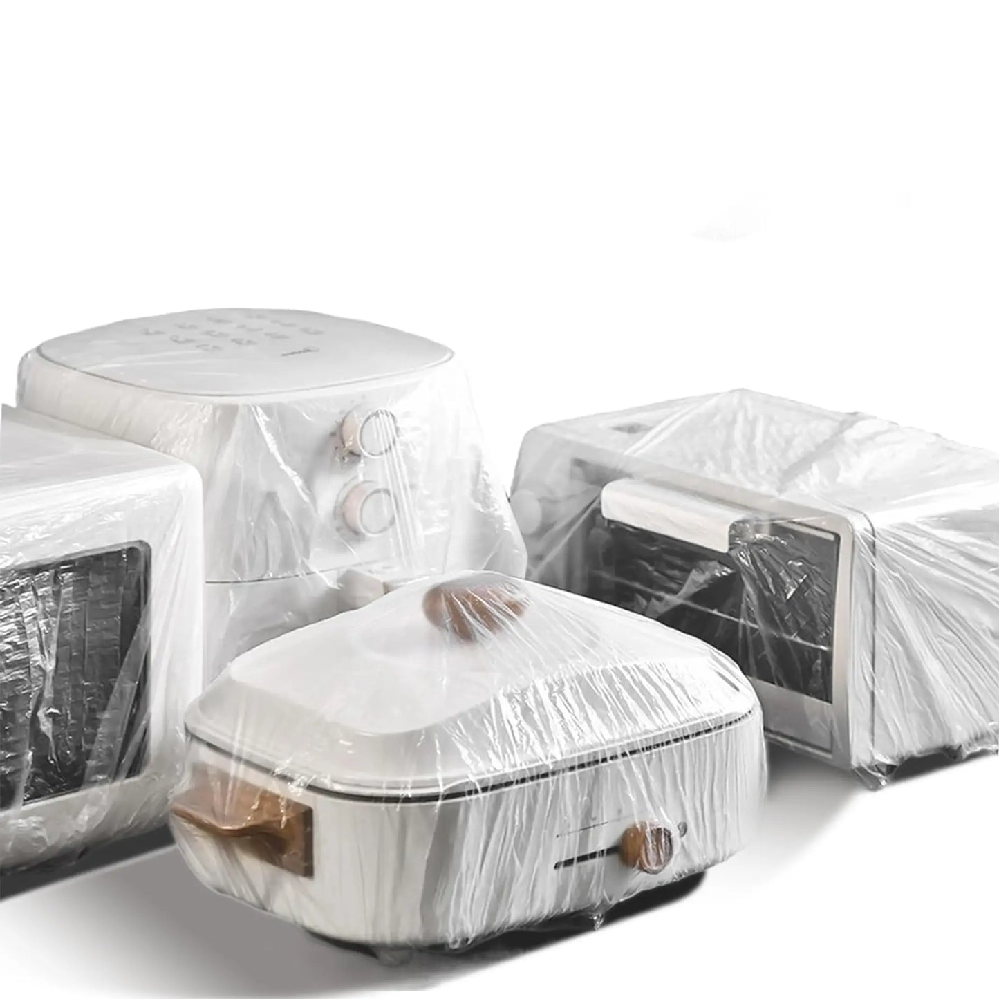 Clear Disposable Appliance Covers Set (30) – Dust & Smoke Protection – Household Appliance Accessories from Comfy Lifestyle