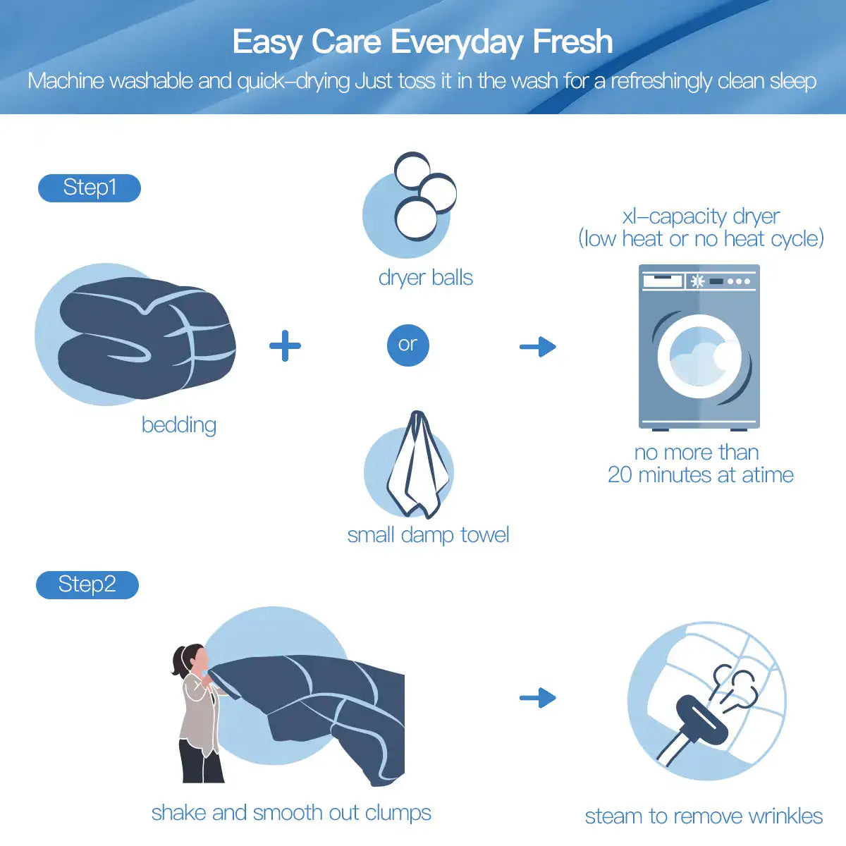 Cold Touch Double-Sided Cooling Comforter - Lightweight Cooling Blanket for Hot Sleepers – Quilts & Comforters from Comfy Lifestyle