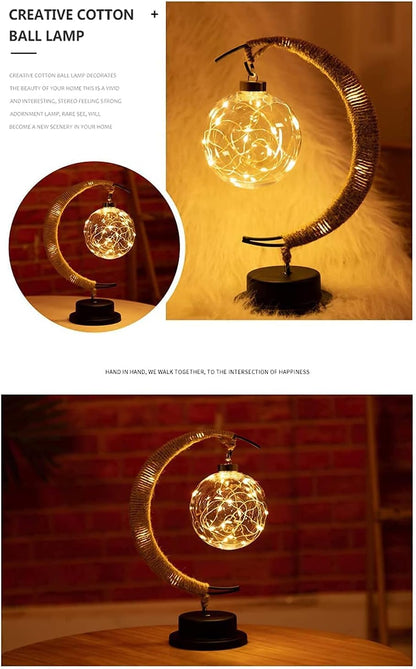 Crescent Moon LED Night Light – Warm Ambient Table Lamp for Bedroom, Nursery & Home Decor – Night Lights & Ambient Lighting from Comfy Lifestyle