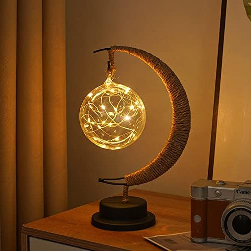 Crescent Moon LED Night Light – Warm Ambient Table Lamp for Bedroom, Nursery & Home Decor – Night Lights & Ambient Lighting from Comfy Lifestyle