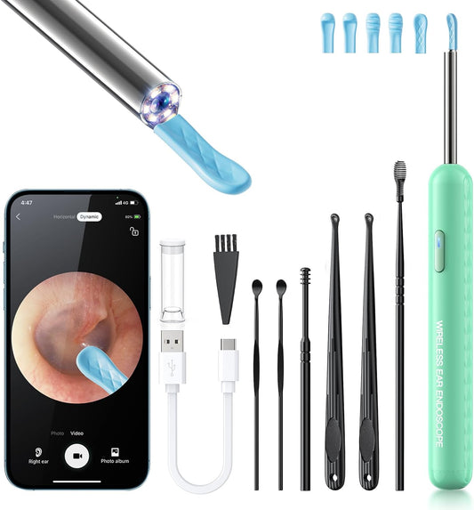 Ear Wax Removal Tool, HD Ear Cleaner Otoscope Camera with Light