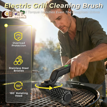 Electric Grill Brush – Cordless Rechargeable Grill Cleaner – from Comfy Lifestyle