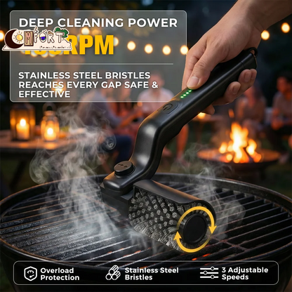 Electric Grill Brush – Cordless Rechargeable Grill Cleaner – from Comfy Lifestyle