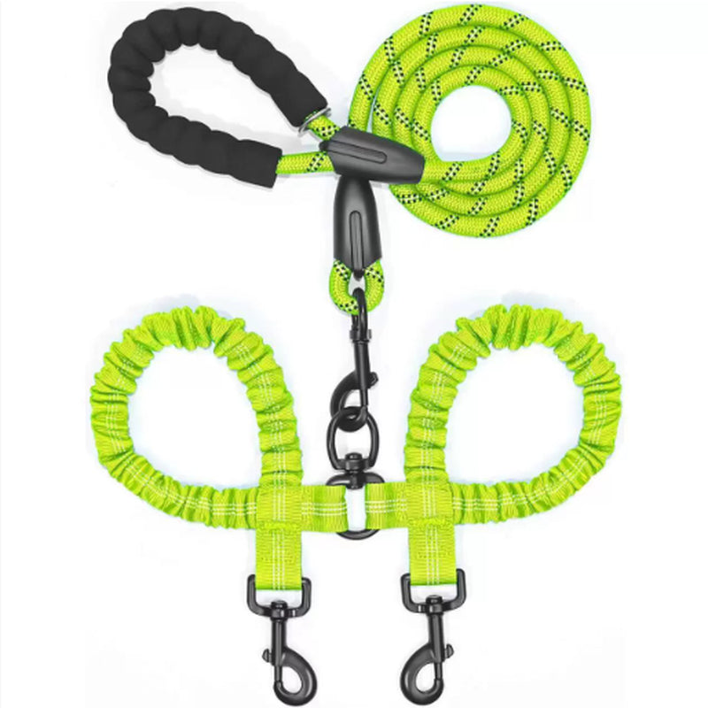 Dual Head Pet Leash Explosion-Resistant with Illuminating Features – from Comfy Lifestyle