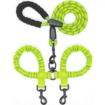 Dual Head Pet Leash Explosion-Resistant with Illuminating Features – from Comfy Lifestyle
