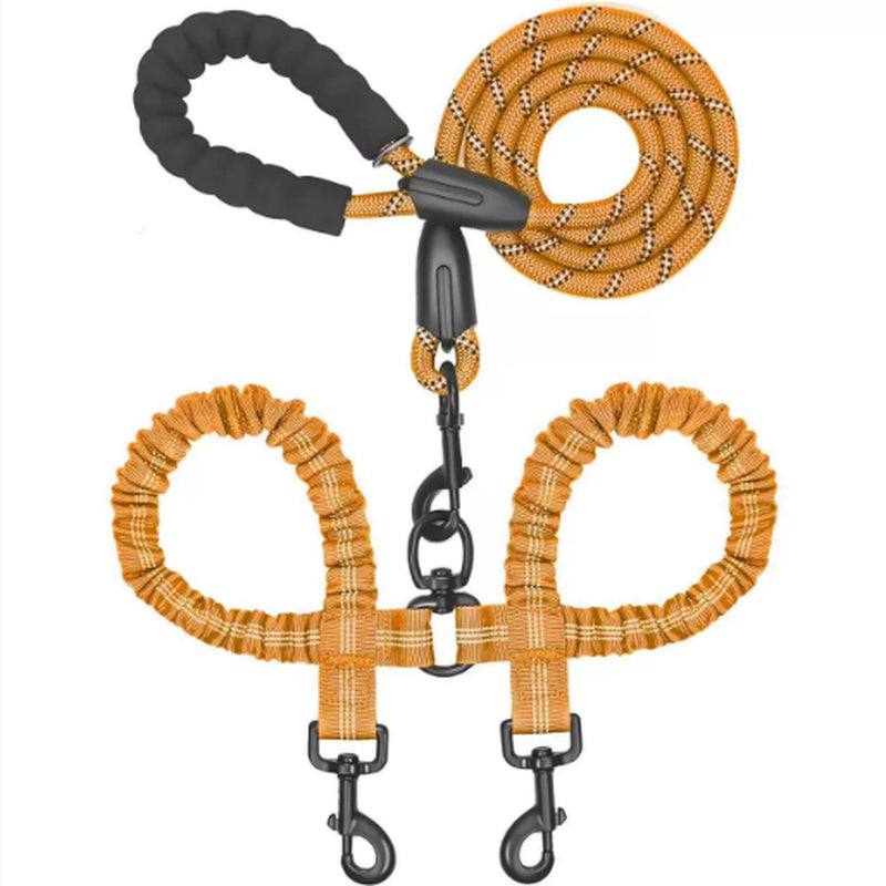 Dual Head Pet Leash Explosion-Resistant with Illuminating Features – from Comfy Lifestyle