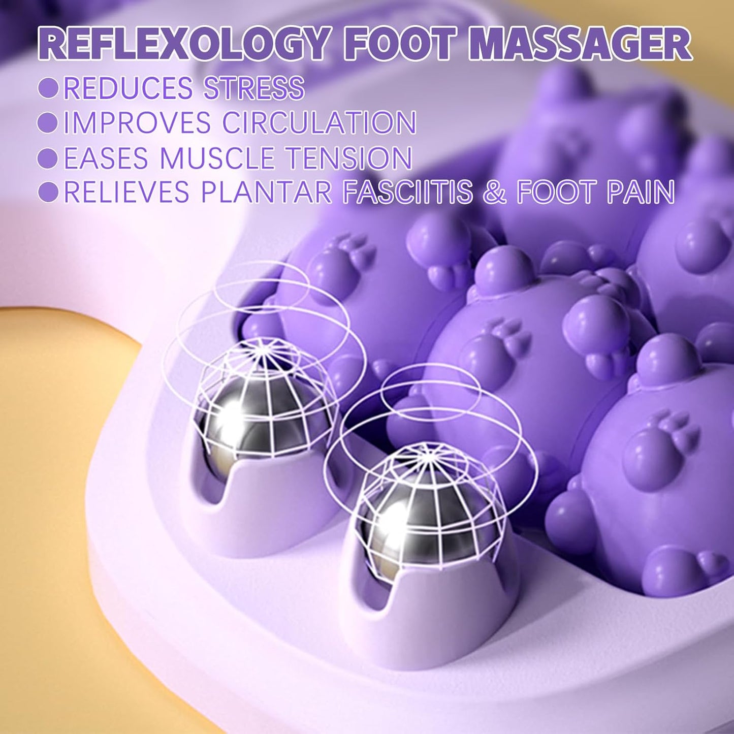 Foot Massage Roller – Cat Claw Reflexology Tool for Muscle Relief – Manual Massage Tools from Comfy Lifestyle