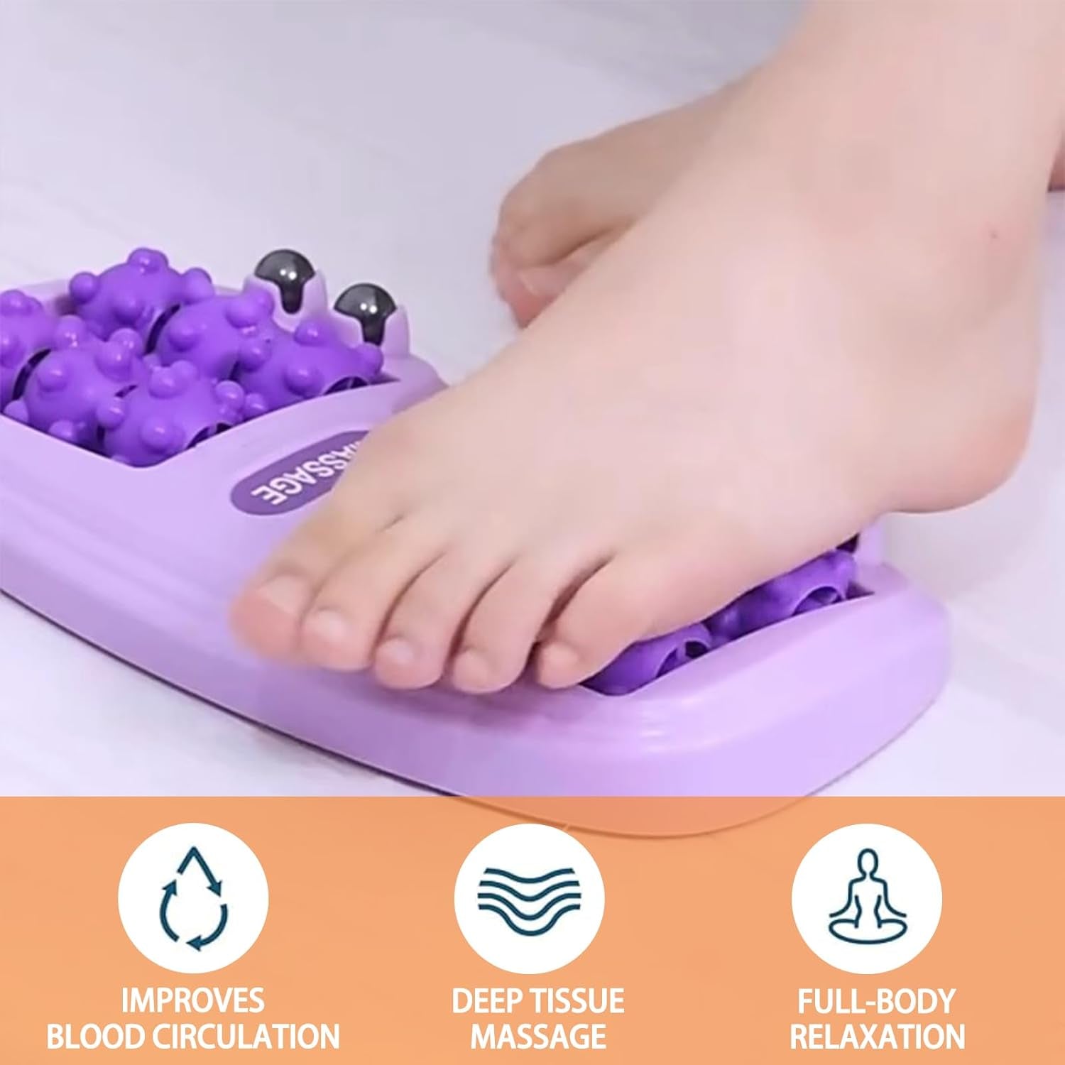 Foot Massage Roller – Cat Claw Reflexology Tool for Muscle Relief – Manual Massage Tools from Comfy Lifestyle