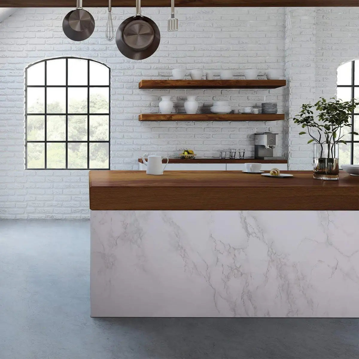 Glossy Marble Contact Paper – Peel & Stick Marble Wallpaper for Countertops & Furniture – Drawer & Shelf Liners from Comfy Lifestyle