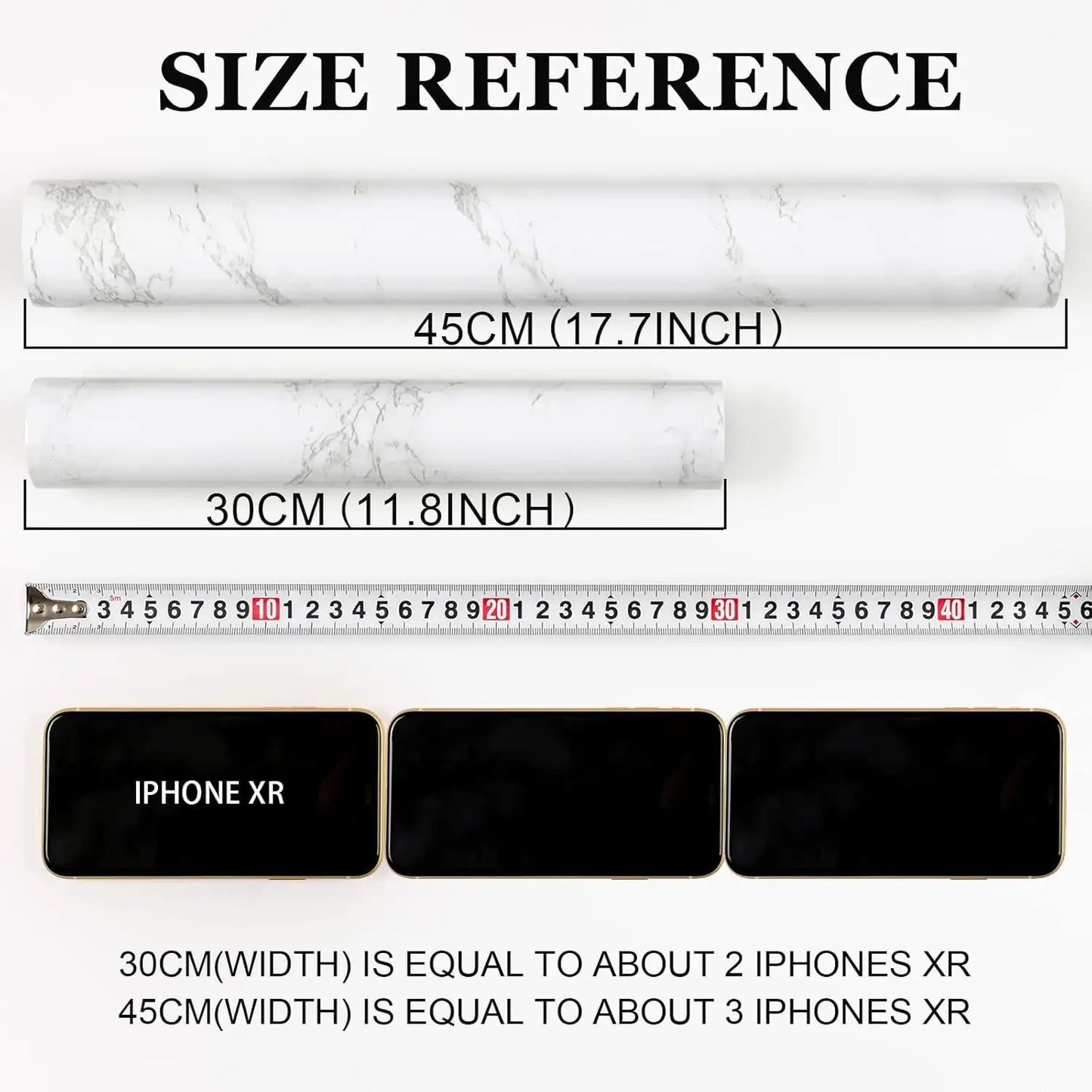 Glossy Marble Contact Paper – Peel & Stick Marble Wallpaper for Countertops & Furniture – Drawer & Shelf Liners from Comfy Lifestyle