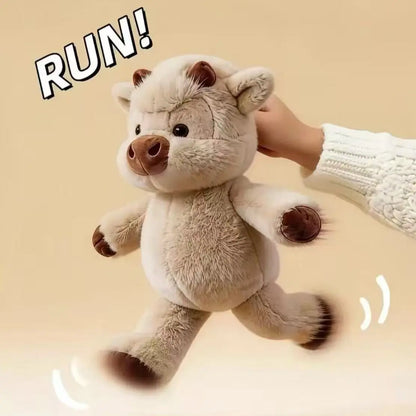 Highland Cow Plush Toy – Soft, Cuddly Stuffed Animal (It Runs!) – Stuffed Animals from Comfy Lifestyle