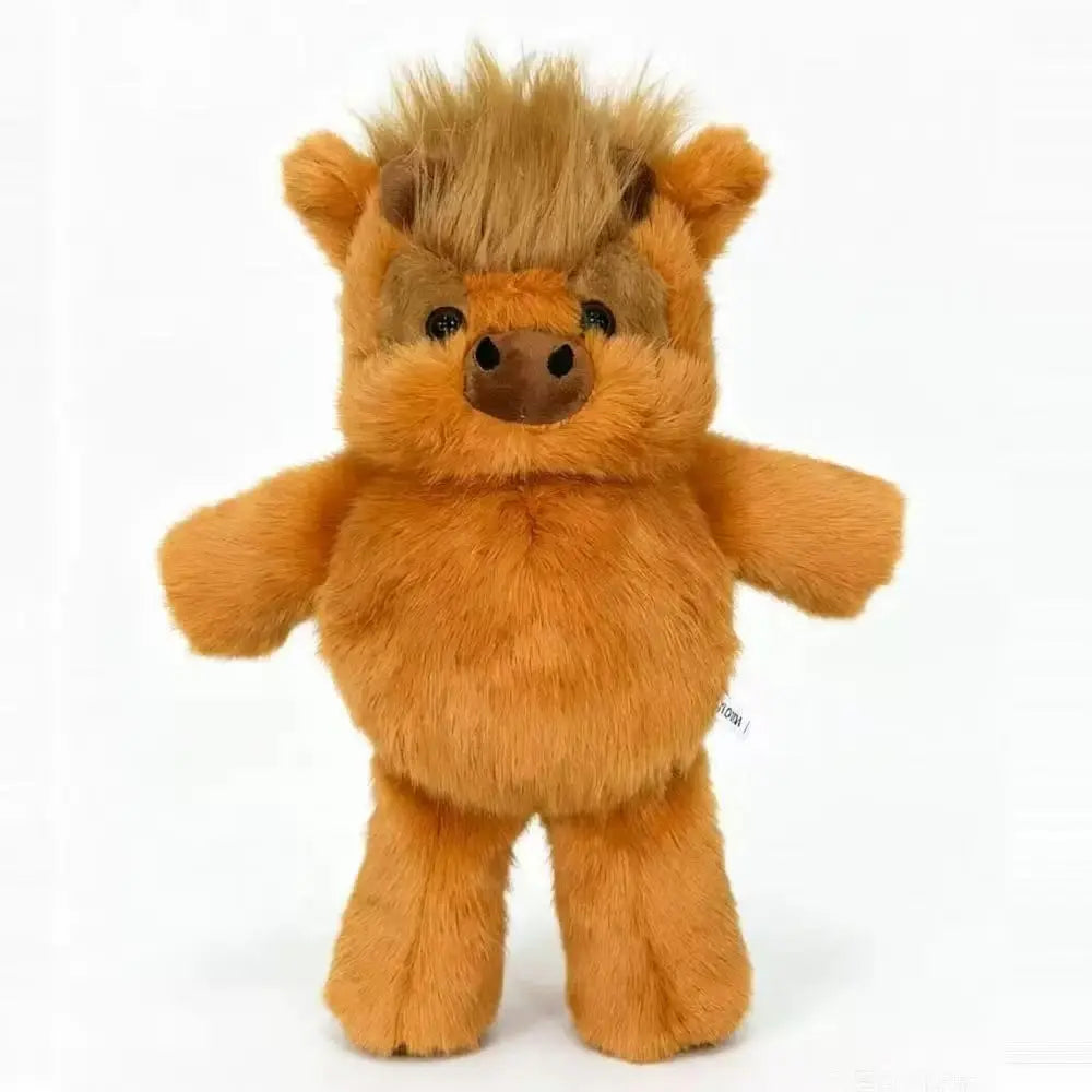 Highland Cow Plush Toy – Soft, Cuddly Stuffed Animal (It Runs!) – Stuffed Animals from Comfy Lifestyle