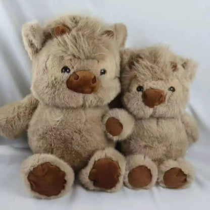 Highland Cow Plush Toy – Soft, Cuddly Stuffed Animal (It Runs!) – Stuffed Animals from Comfy Lifestyle