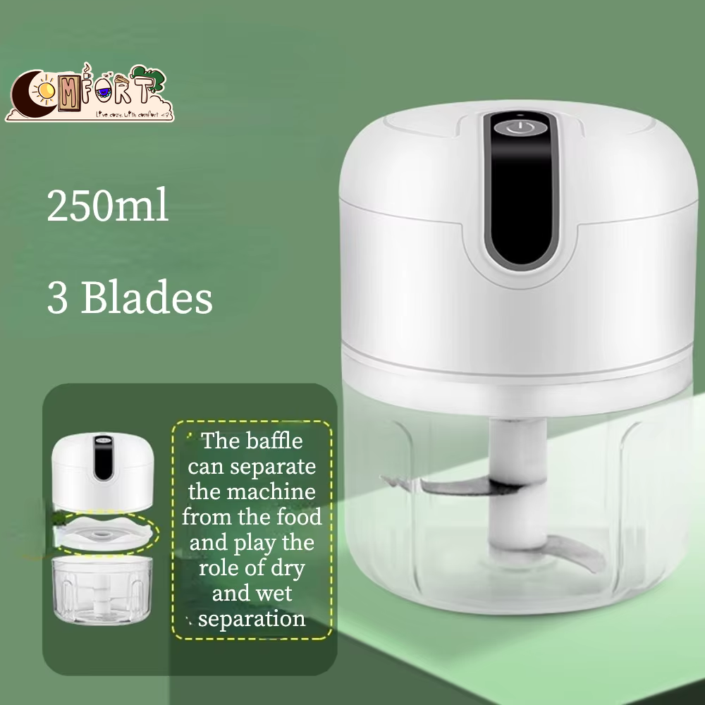 Mini Electric Food Chopper & Processor – Multifunction, USB Rechargeable Garlic, Vegetable & Meat Processor – from Comfy Lifestyle