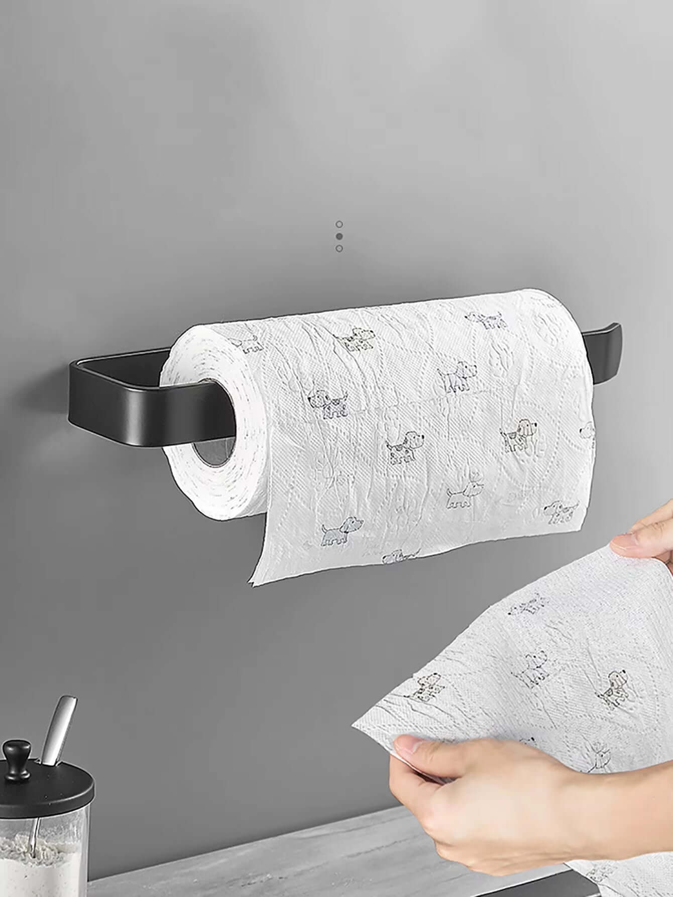 No Drill Paper Towel Holder – Strong Adhesive, Wall Mounted – Paper Towel Holders from Comfy Lifestyle
