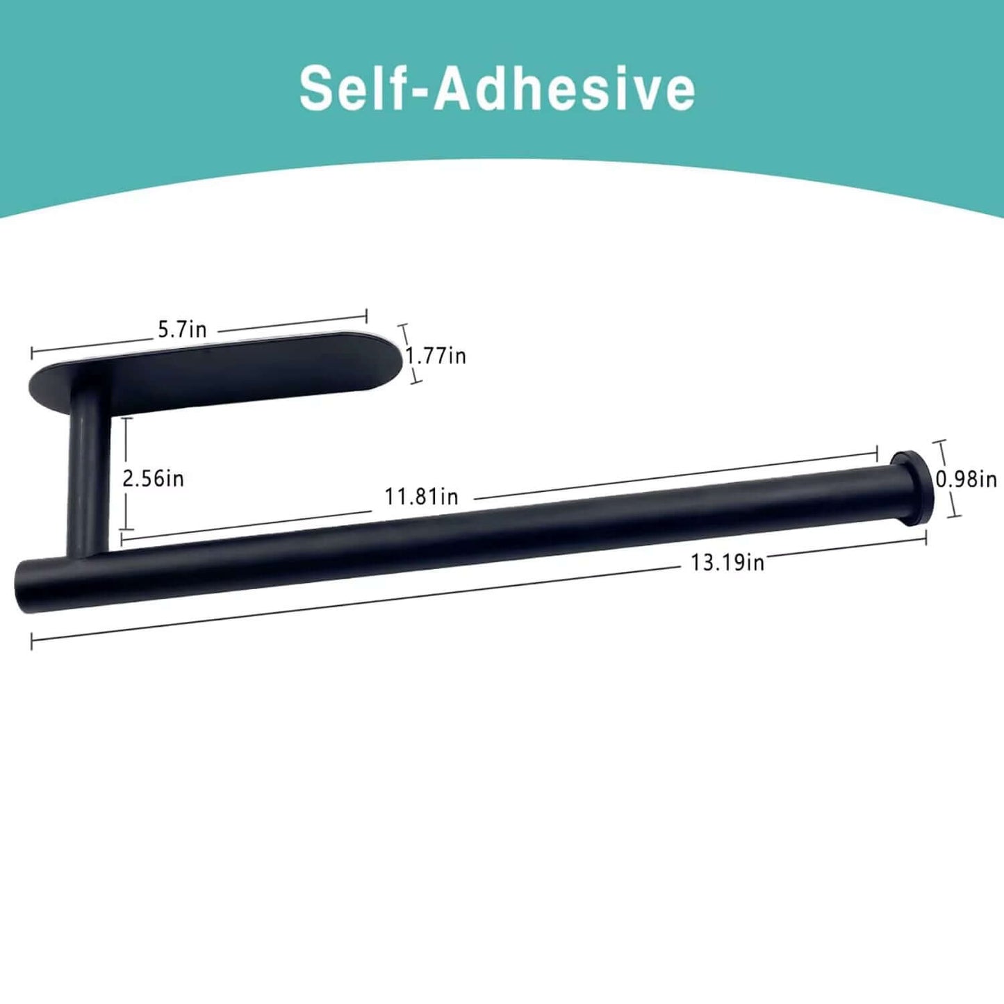No Drill Paper Towel Holder – Strong Adhesive, Wall Mounted – Paper Towel Holders from Comfy Lifestyle