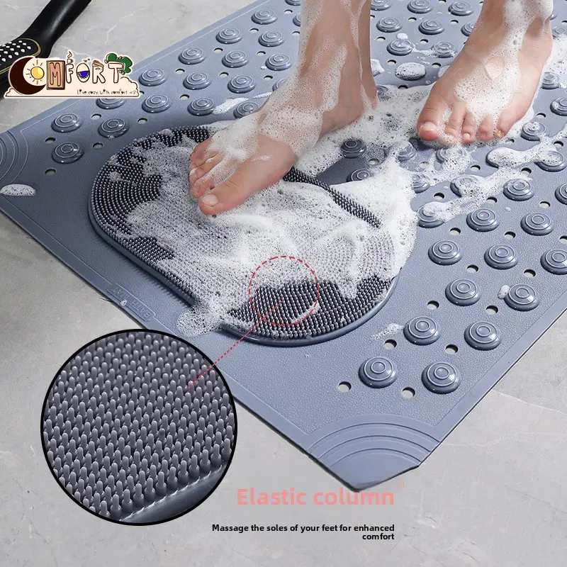 Non Slip Shower Mat for Bathtub, Foot Massage Bath Mat with Drainage – from Comfy Lifestyle