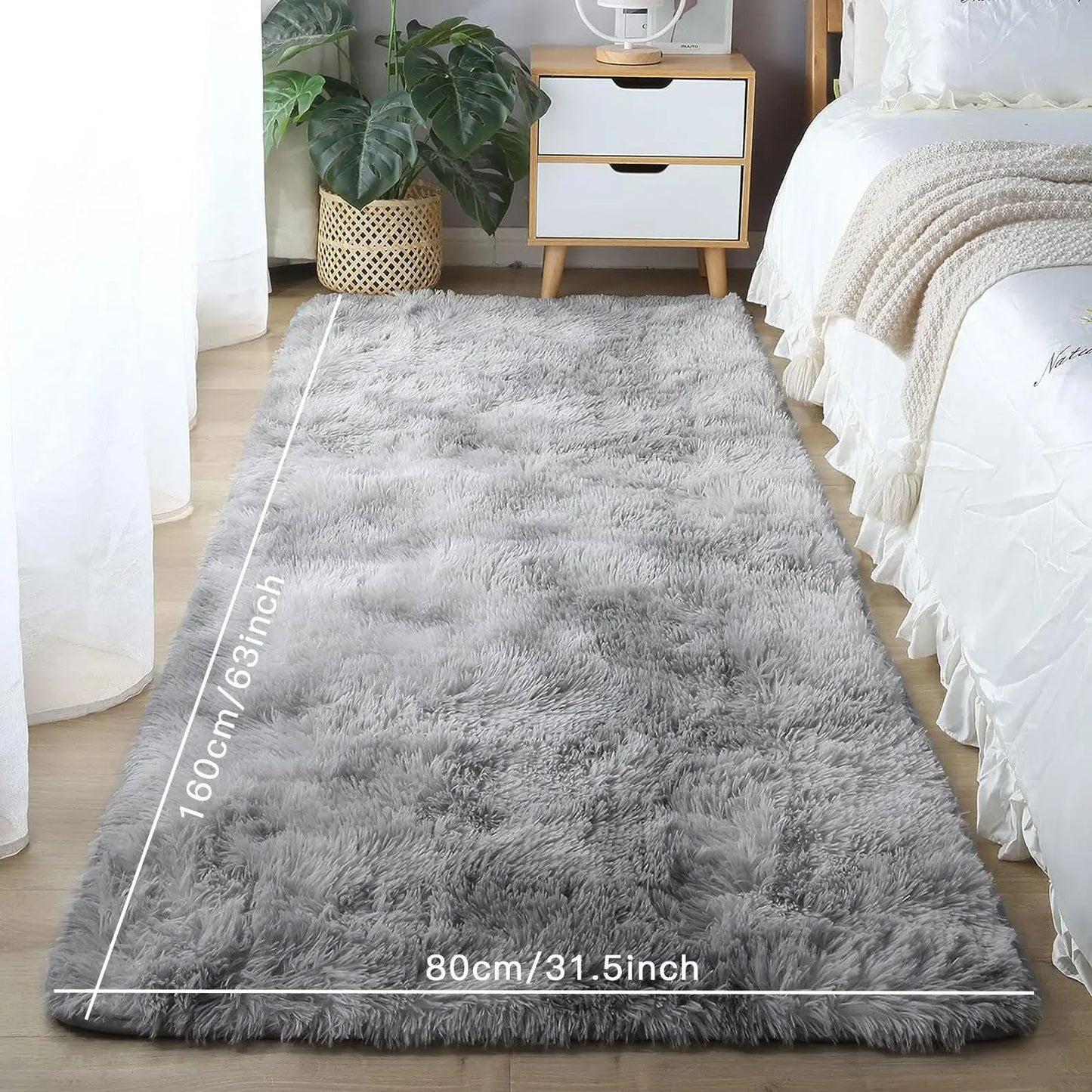 Nordic Style Soft Area Rug – Plush Wool-Style Floor Mat for Bedroom & Living Room – Rugs from Comfy Lifestyle