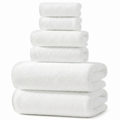REDKISS 6-Piece Black Towel Set – Ultra-Soft Microfiber, Quick-Dry, Lint-Free – Bath Towels & Washcloths from Comfy Lifestyle