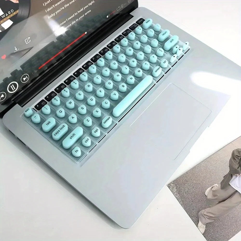 Silicone Keyboard Protector – Long Nail Friendly Typing Cover & Key Cap Guard – Keyboard Protectors from Comfy Lifestyle