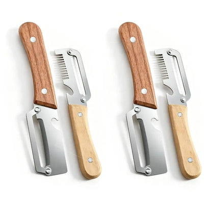 Vegetable Peeler Set (2-Pack) – Stainless Steel, Multi-Function – Food Peelers from Comfy Lifestyle
