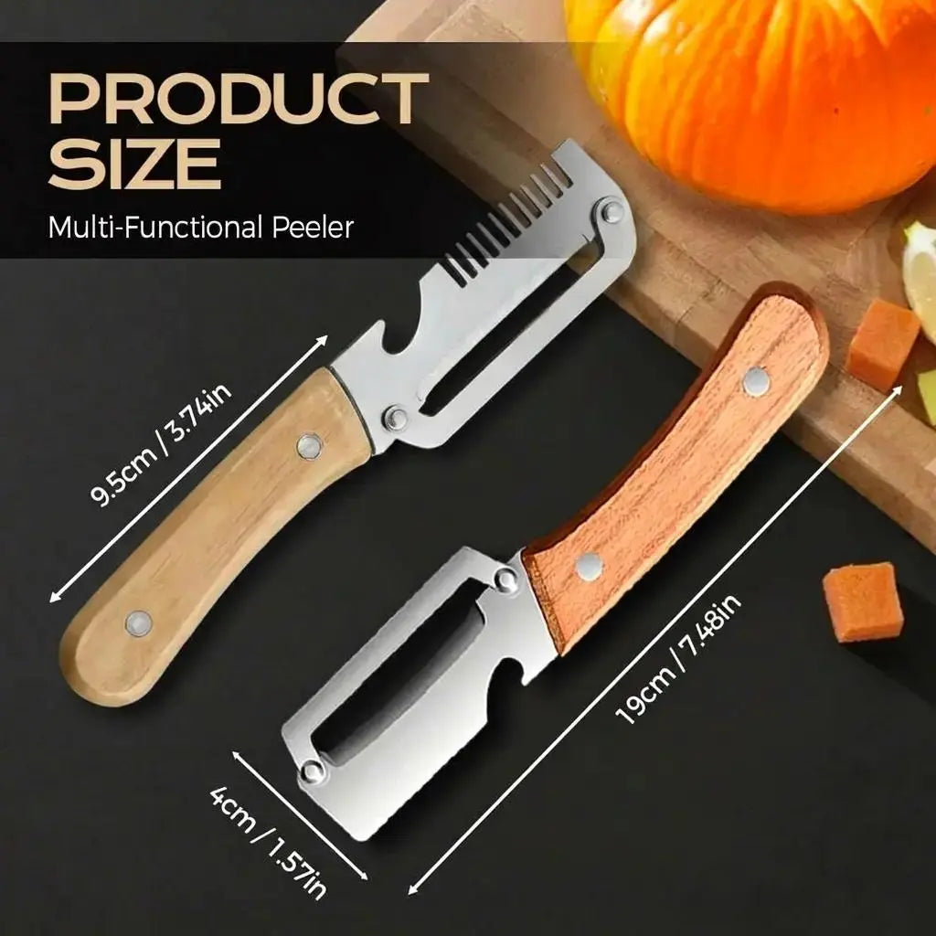 Vegetable Peeler Set (2-Pack) – Stainless Steel, Multi-Function – Food Peelers from Comfy Lifestyle