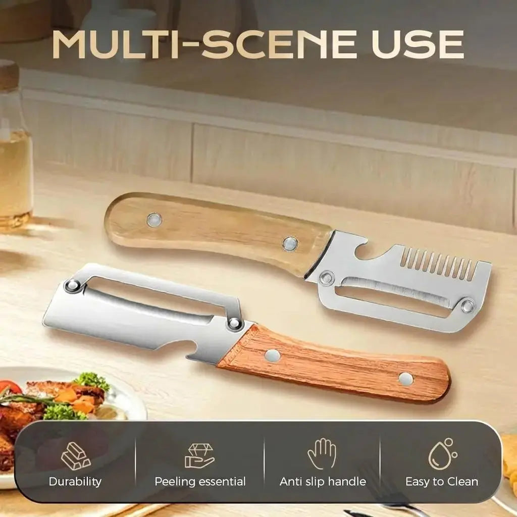 Vegetable Peeler Set (2-Pack) – Stainless Steel, Multi-Function – Food Peelers from Comfy Lifestyle