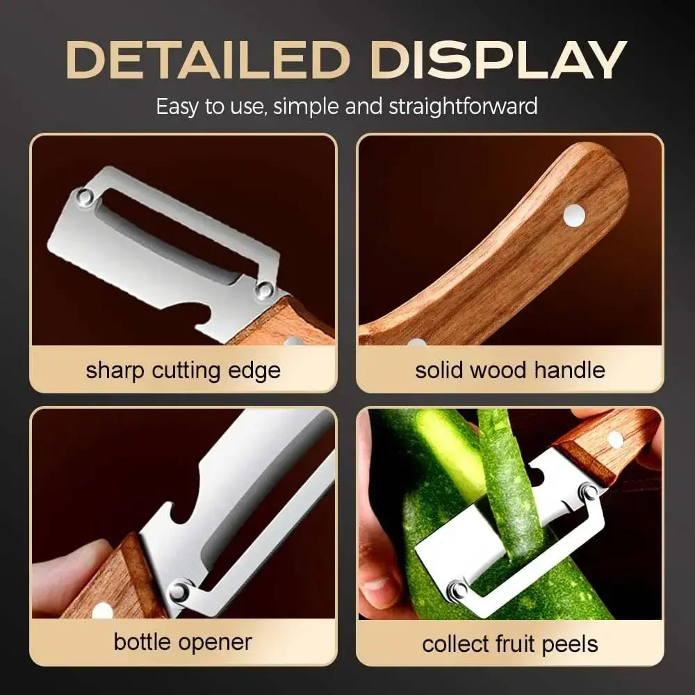 Vegetable Peeler Set (2-Pack) – Stainless Steel, Multi-Function – Food Peelers from Comfy Lifestyle
