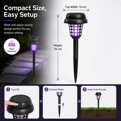 Solar Mosquito Zapper – Outdoor Insect Killer & Solar Pathway Garden Lamp – Electric Traps from Comfy Lifestyle