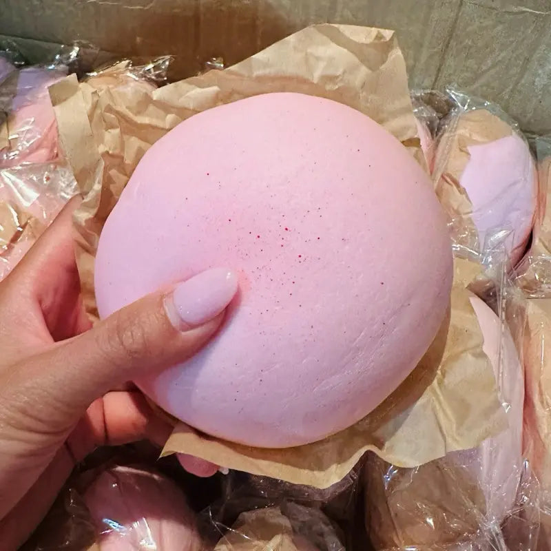 Pink Sugar Bun Slow-Rise Squishy - Dual-Texture Scented Stress Relief Fidget Toy – Sensory Toys from Comfy Lifestyle
