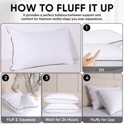 UFIST Hotel-Grade Comfort Pillows – Soft, Supportive & Plush 2-Pack – Pillows from Comfy Lifestyle